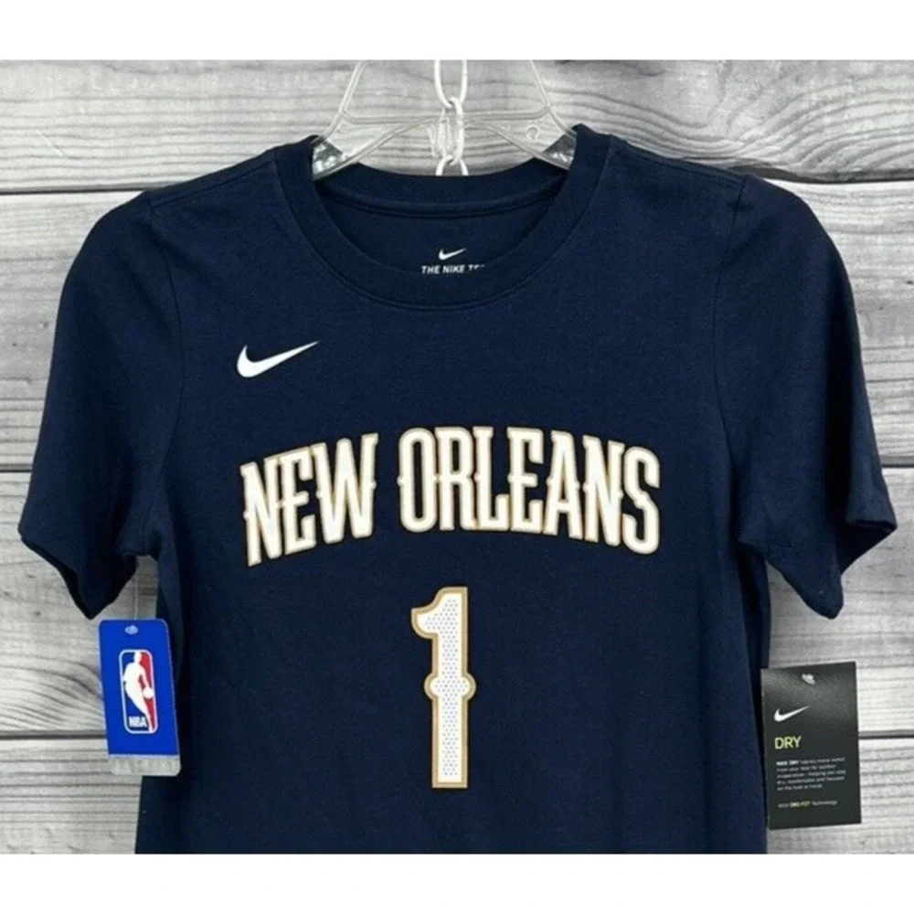 THE NIKE TEE NBA NEW ORLEANS PELICANS ZION WILLIAMSON T SHIRT Youth‎ Boy Medium